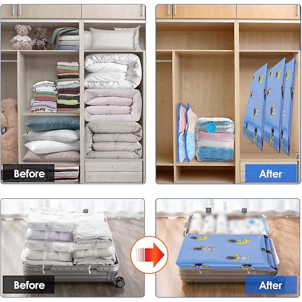 Vakuumförvaringspåsar, Space Saver Vakuumförseglingspåsar
