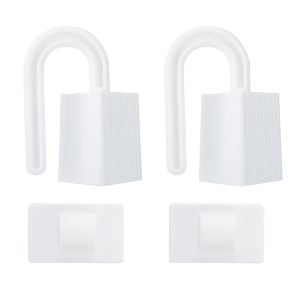 2-pack Dörrstopp Säkerhetslås Barn Fingerskydd Anti-klämfälla
