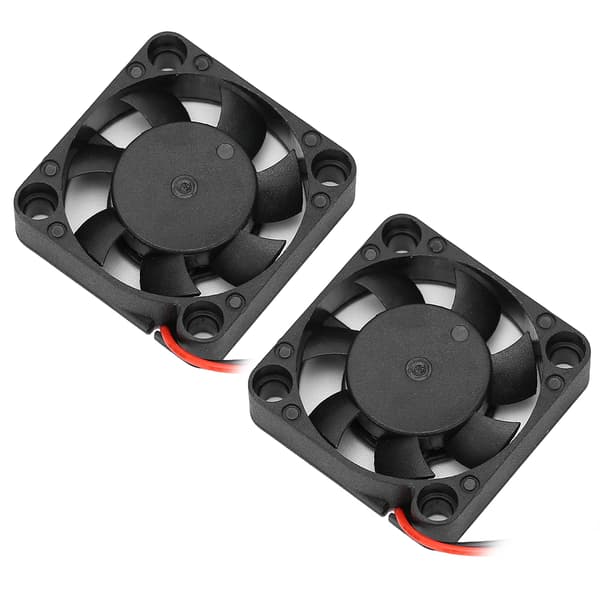 2 stk. Lille Køleprofil Blæser med Skruer Mini CPU Køler til Raspberry Pi 4B 3B 2B