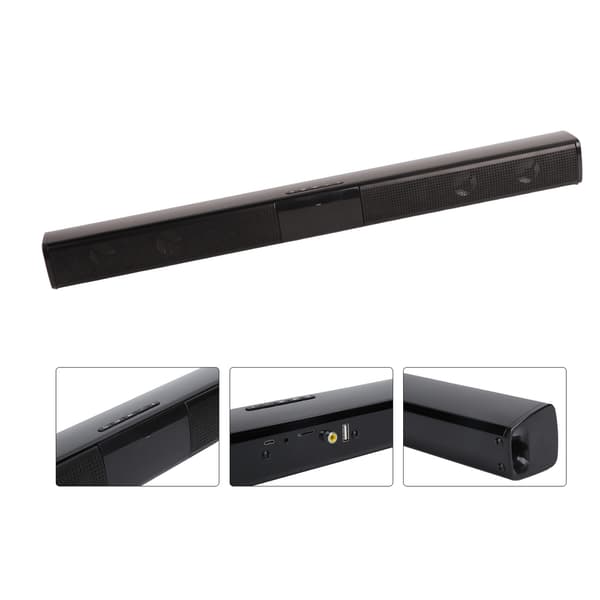 BS-28E RGB Bluetooth Højttaler Strip TV Computer Hjemmebiograf Audio Højttaler til Stue