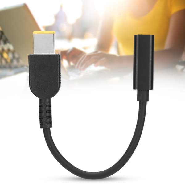 Lenovo Type C Hun til DC 11x5.0mm Han Strømadapterkabel 17cm