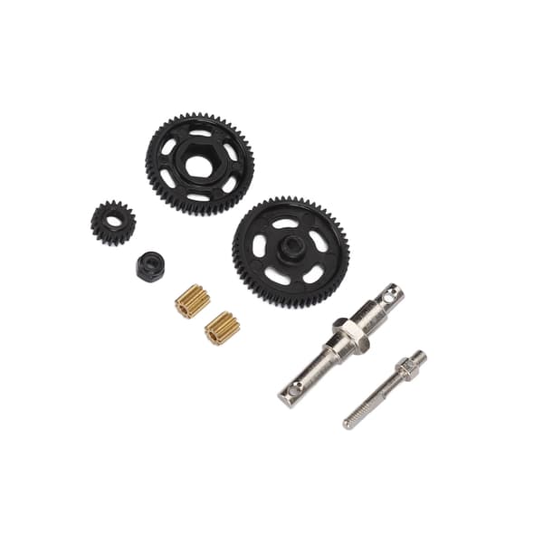 Solid stål girkasse Girbytte for Axial SCX24 1/24 RC Crawler Bil