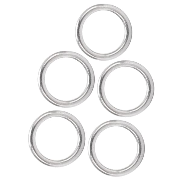 5 stk rustfritt stål O-ring Marine Grade Rund Ring for Seiling Dykkerveske 4x20 mm