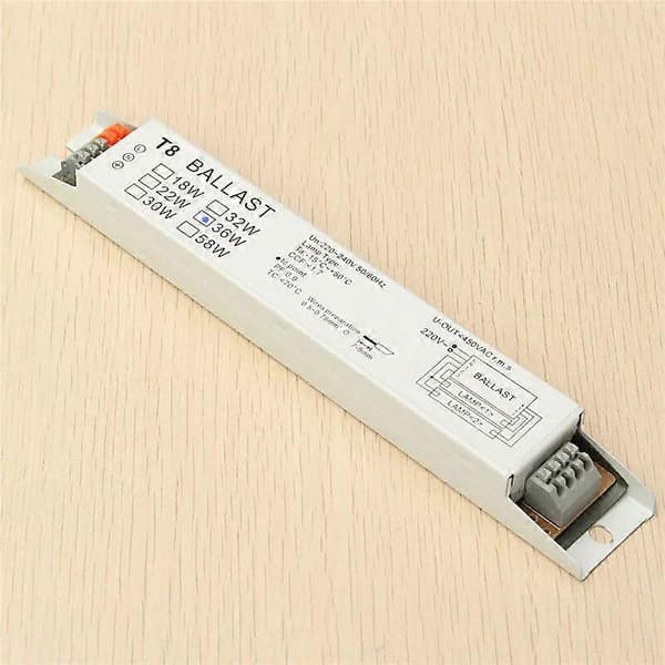 220-240V AC 2x18W 2x30W 2x36W 2x58W Brett Spänning T8 Elektronisk Förkopplingsdon Lysrörsförkopplingsdon