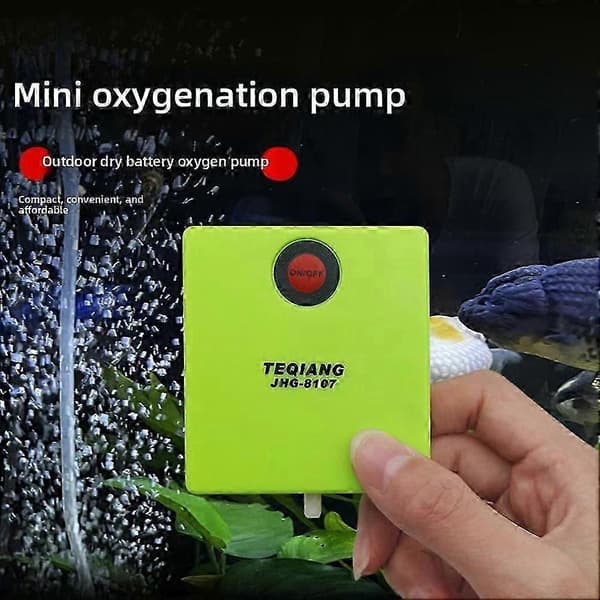 Akvarium Syre Luftare Luftpump Akvarium Luftsten Batteridriven Och Slang