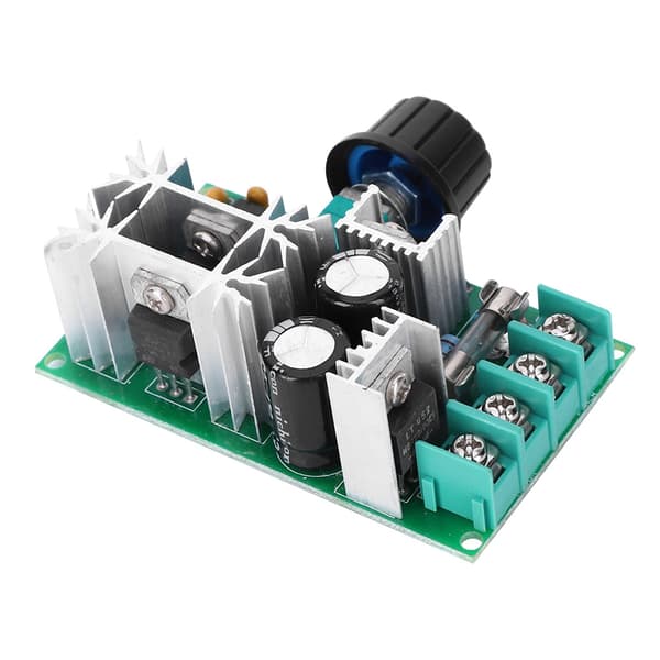 DC Motor Varvtalsregulator PWM Regulator Effektregulator Fläkt 12V 24V 36V 48V 20A