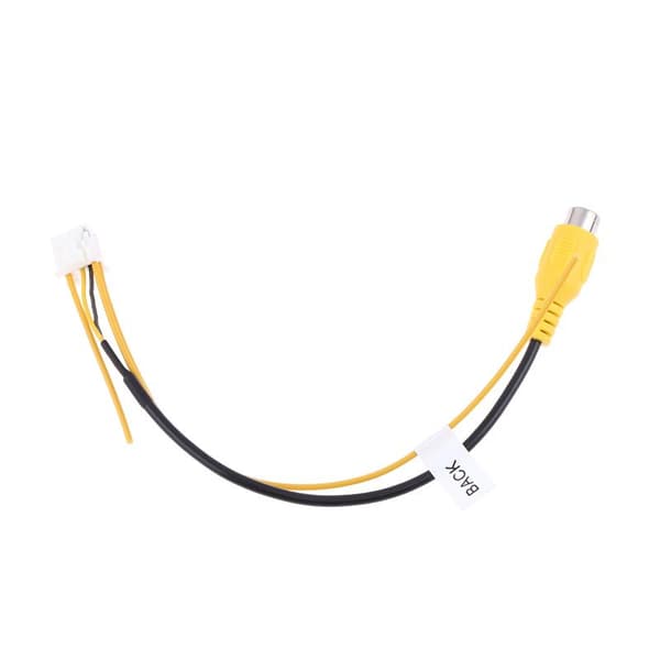 1 stk. 10-benet bakkamera kabeladapter RCA til bil St[dt]