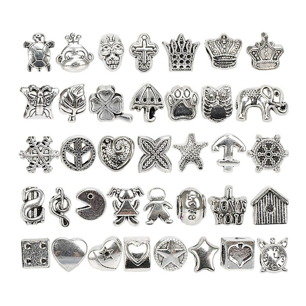 127st Charm Pärlor Armband Smycken gör hantverk Kit
