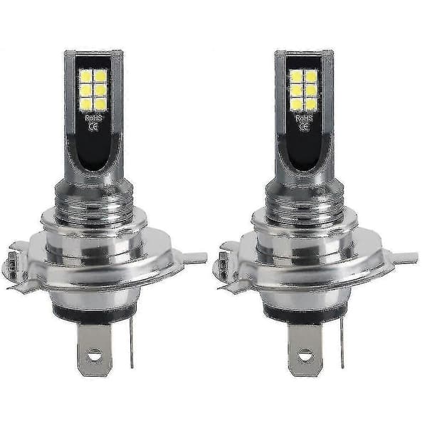 [DT]H4/9003 LED frontlyspærer LED H4 bilfrontlyspærer H4 bilfrontlys lyse LED bilpærer H4 LED frontlys