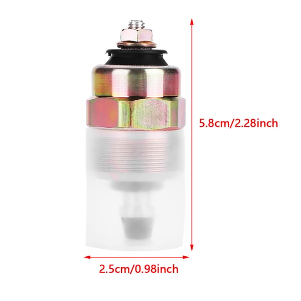 Bilslukningsventil for drivstoffavstengning, 12V, for 0330001015