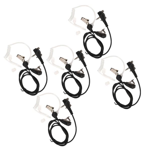 Motorola Walkie Talkie Luft Akustisk Rør Headset 5-pak