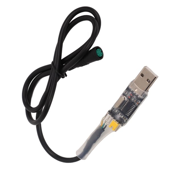 Elcykel USB programmeringskabel Plast 5-pin hun USB2.0 Plug Mid Drive Motor Programmeringskabel til BBS01 motor