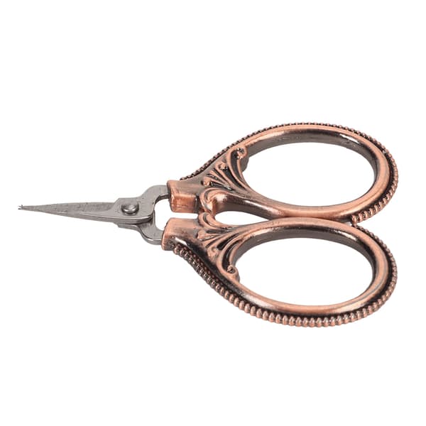 Mini Retro Rustfritt Stål Broderi Korssting Sysaks Antikk Kobber