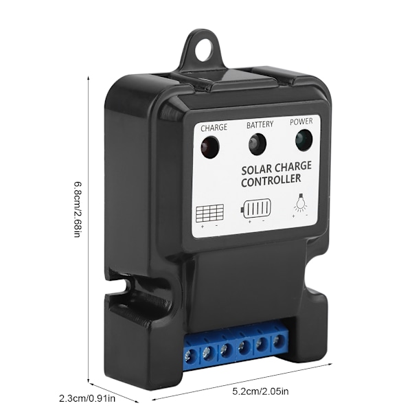 PWM Smart Solar Ladekontroller DHS 5S 6V/12V 10A for Effektiv Energistyring
