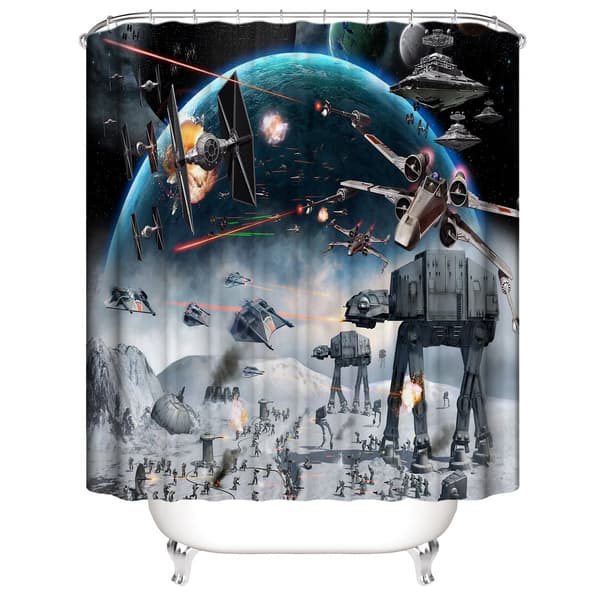 [DT]#Star Wars Kul Polyester Dusjforheng -180*180CM#