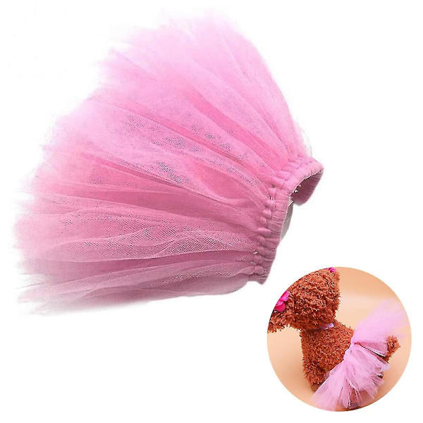 Lemmikkikoiran kissan puku Tutu asu Animal Halloween Party Tyllihame Pink