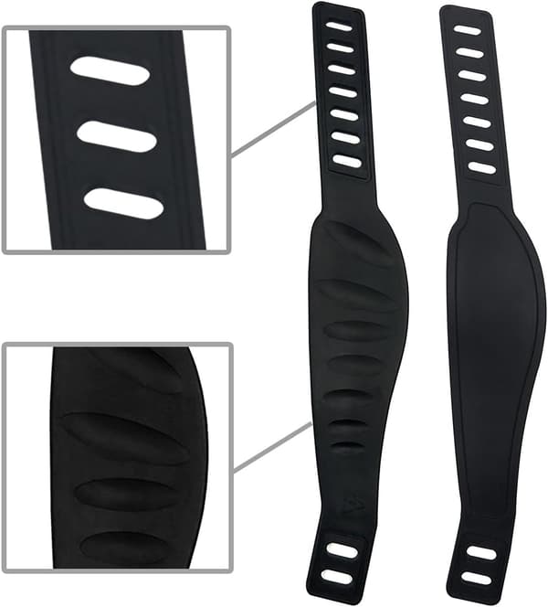 [DT]Par pedalstropper for trimsykkel, brede stropper for trening