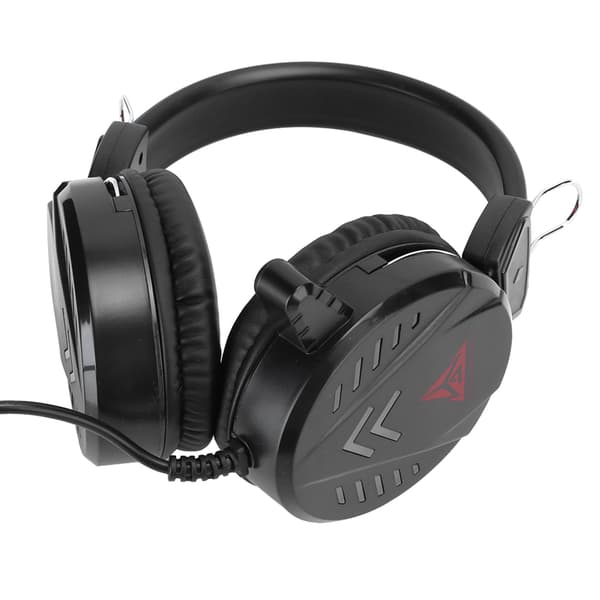 A1 Gaming Headset 3.5mm USB Kablet Over Ear Hovedtelefon LED Lys Mikrofon