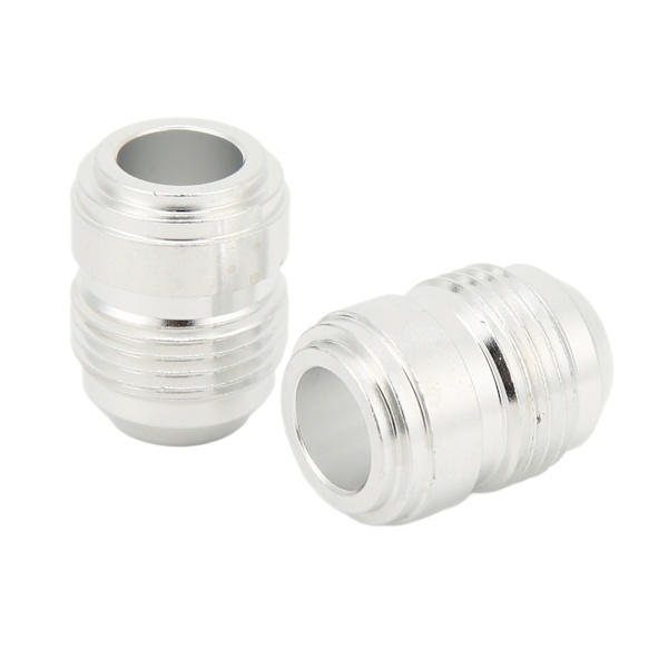 2 stk. AN10 Aluminiumlegering Han Billet Svejs i Studs Rørfitting Universal til Bil