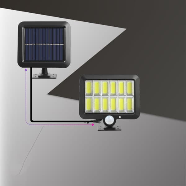56 LED Solar Motion Sensor Lys Udendørs Solcellelampe Indendørs Udendørs Brug