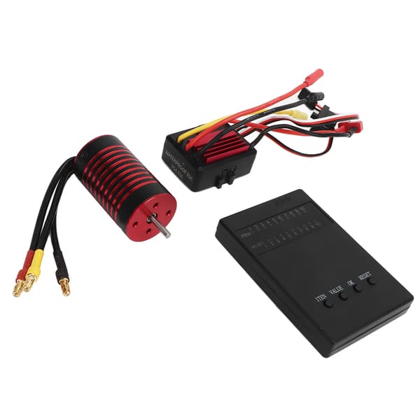 2845KV 4400 Vattentät Borstlös Motor 35A ESC Programkort Set för 1 12 RC Bil