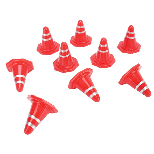 50 stk. Mini trafikkjegleleker for barn - Miniatyr trafikkjegler for barns RC fjernstyrte biler og fotballtrening