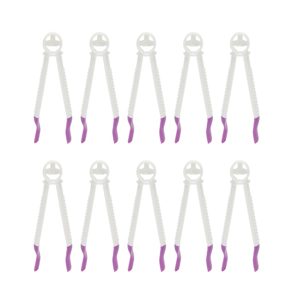 HT 10 stk. kageblonder clips, fondant kagekant dekoration skimmel klemmer, hjemmebagning tilbehør