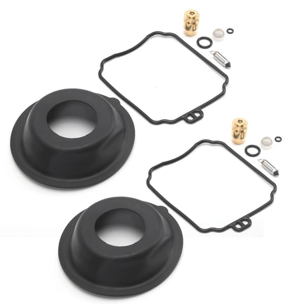 2 Set Förgasare Reparationskit Kolhydrat Översyn Reparation Passar V Star 650 XVS650 Custom