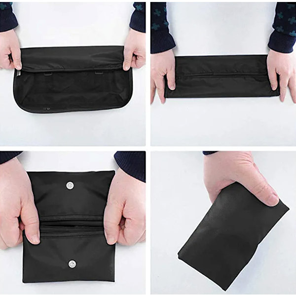 Bagageorganisatörer packning kuber vattentät 7-pack Svart
