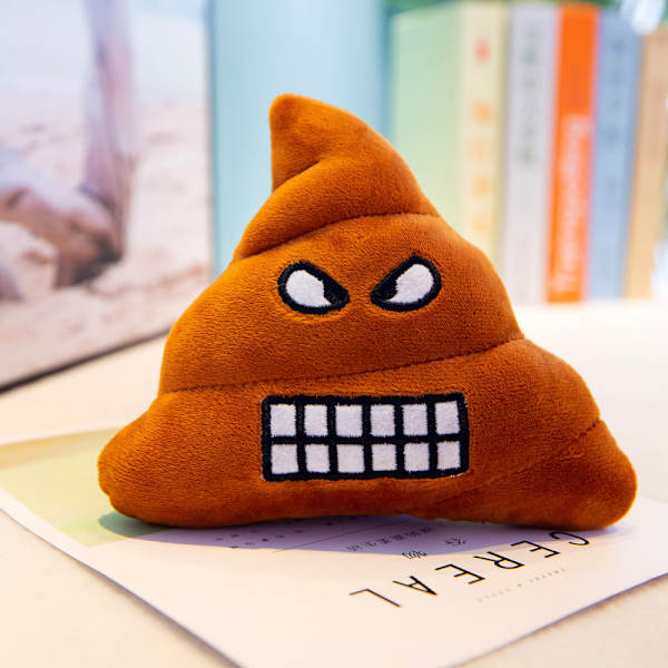 Creative Funny Expression Toalett Plyschleksak Office Kudde Show your teeth 55CM