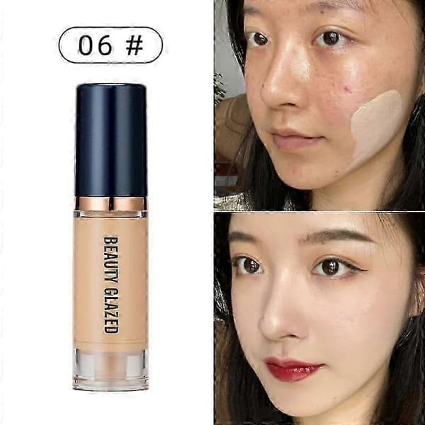 Beauty Glazed 6ml flydende foundation mat base make-up ansigtsfoundation[dt]