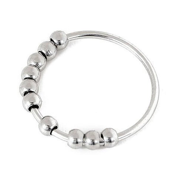 Angst Spinringe Fidget Tynde Stabelbare Ringe, 15mm