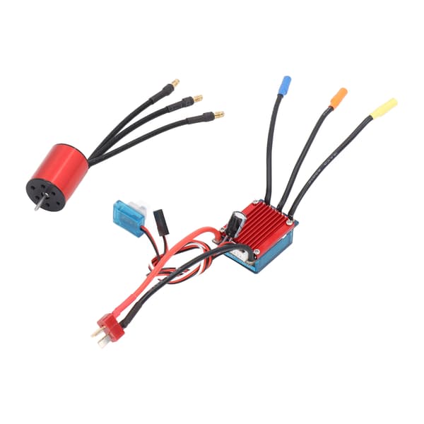 S2430 7200KV Børsteløs Motor 25A ESC Hastighetskontroller for 1/16 1/18 RC Bil