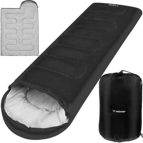 Sovepose med opbevaringspose Black black