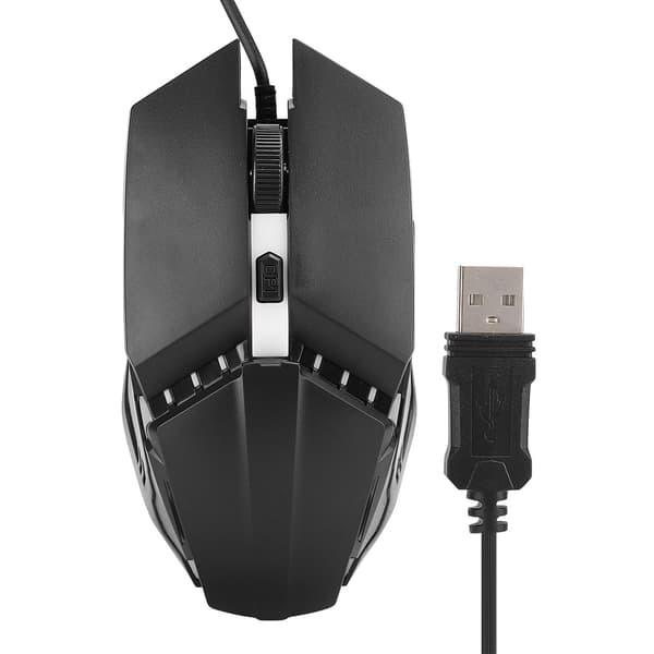 Lysende Ergonomisk Gamingmus Fargerik Selvlysende