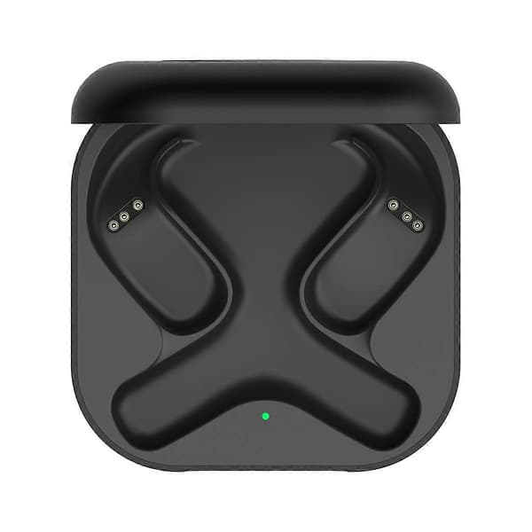 For Shokz OpenFit T910 Bluetooth-hodetelefoner Sportshøretelefoner Laderom Headset Ladeboks