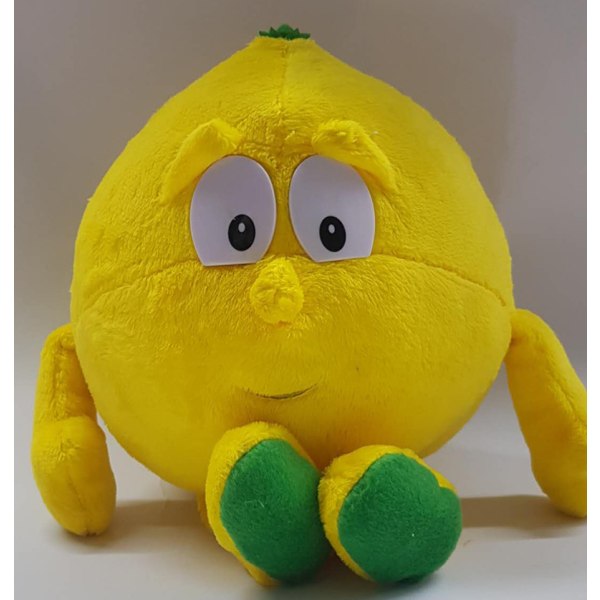 Söt tecknad frukt grönsak plysch leksak docka lemon
