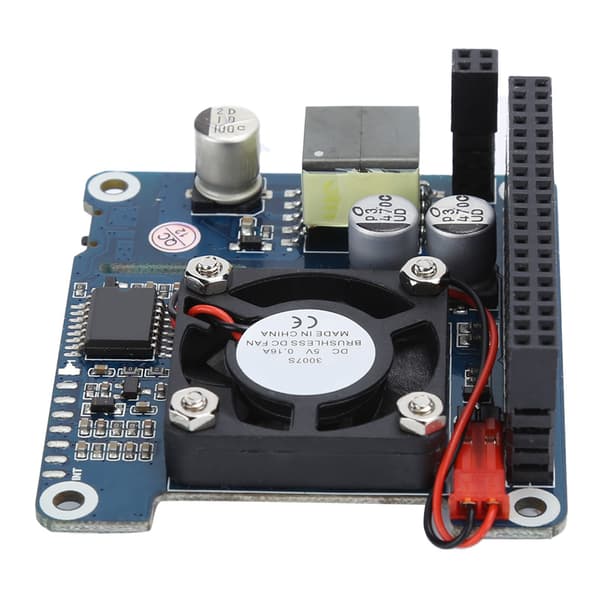 Raspberry Pi 4B 3B Udvidelseskort med POE Power Over Ethernet og Køleventilator