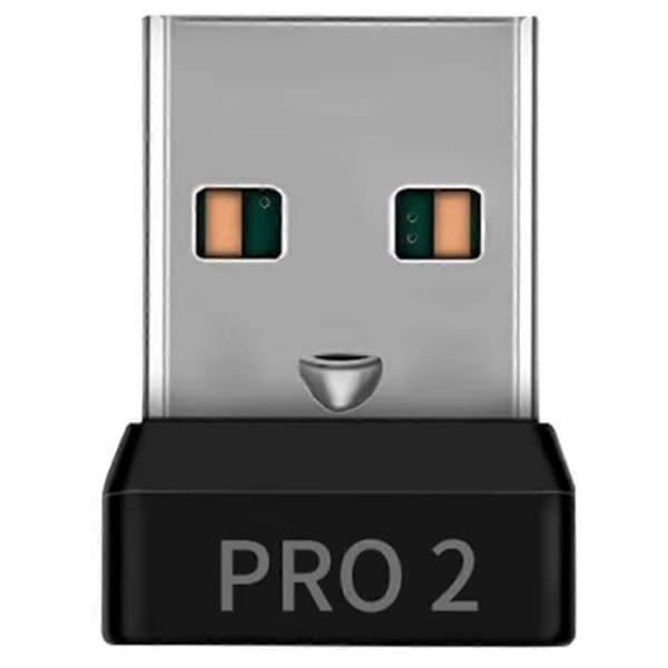 For Logitech GPRO 2 LIGHTSPEED trådløs mus USB-mottakeradapter Gaming-mus tilbehør Svart