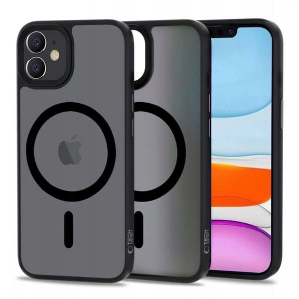 Tech-Protect MagMat MagSafe-deksel til iPhone 11 - Matt svart 100