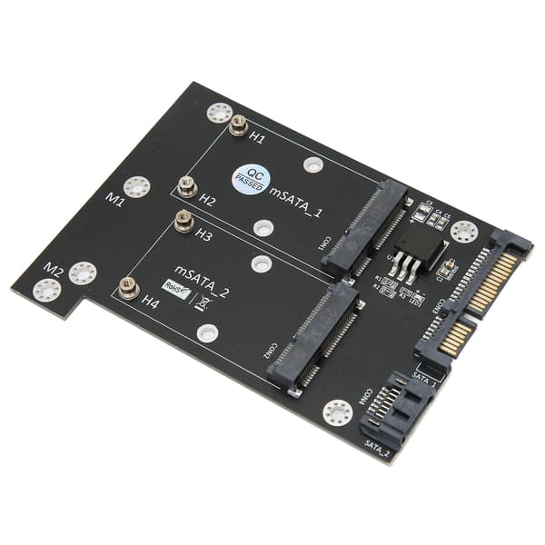 Dual MSATA SSD til SATA3 Adapterkort Høj Hastighed Konverter Computer Tilbehør