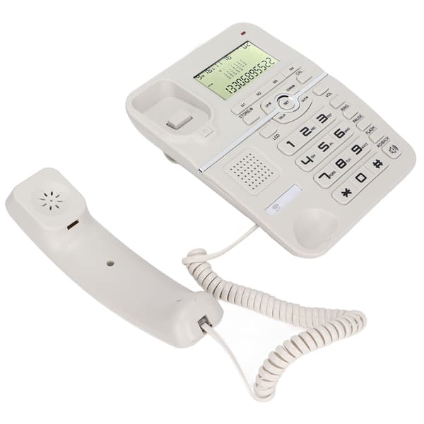 Fastnetnet Telefon med Hurtigopkald til Kontor- og Hotelbrug Hvid