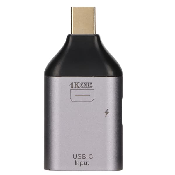 USB C til Mini DisplayPort Adapter 4K 60Hz Opløsning Strømforsyning