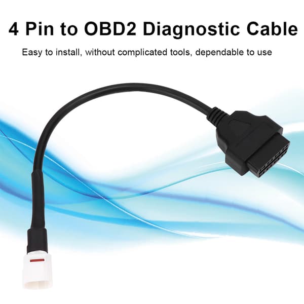 Yamaha Motorcykel OBD2 Diagnostisk Kabel 4 Pin
