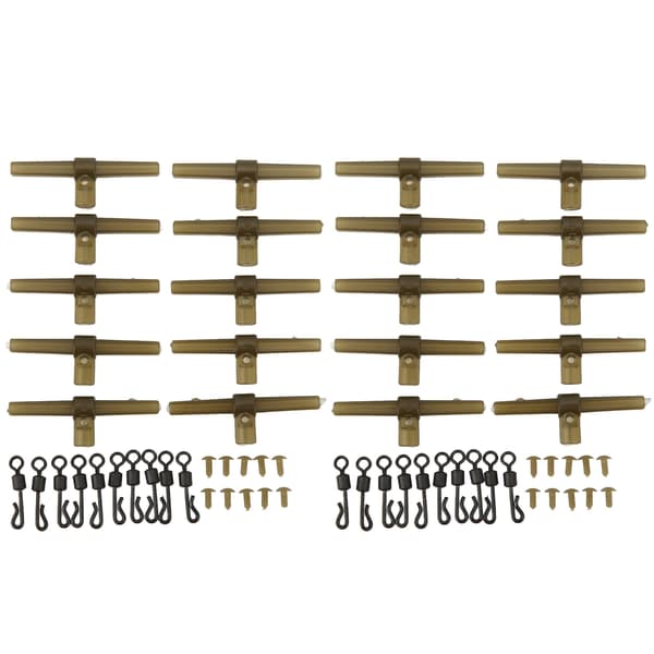 20 Set Anti Tangle Sleeve Side Bending Kit Hållbara Lekande Karpfiske Tillbehör