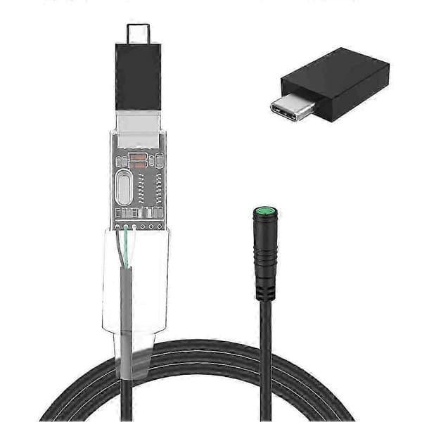 OTG-USB USB-programmeringskabler for Bafang Mid Drive Kit BBS01 BBS02B BBSHD for å endre PAS-hastighetsparameter SZRH A-F[dt] 5 5