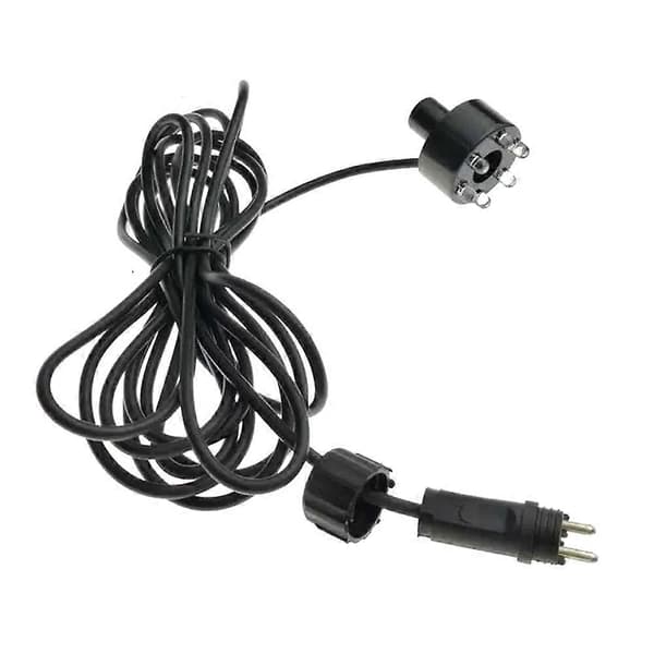 [DT]RGB 6 LED AC12V Vandfontænebelysning med 2-bens forbindelse Undervandsdam Belysning Vandfunktion Belysning Black