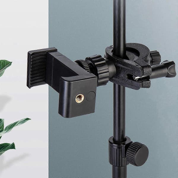 Justerbar smarttelefon stativfesteholderklipsbrakett selfiemonopod[dt] Multicolor
