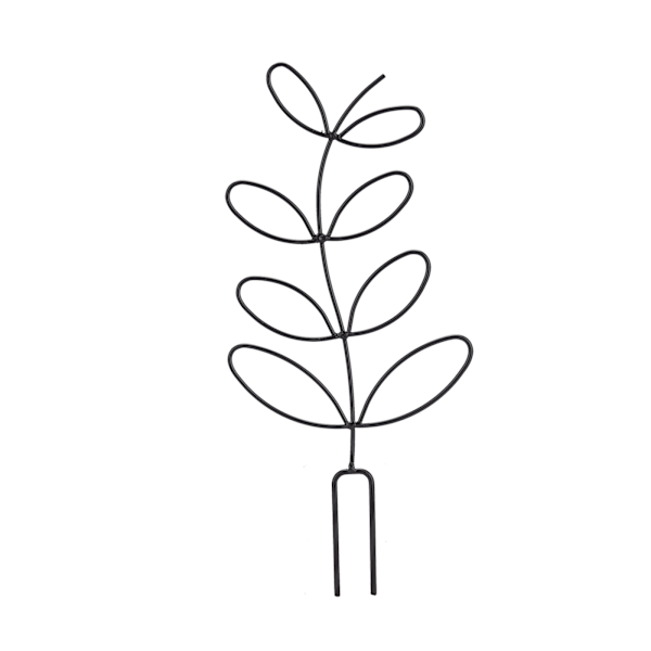 Klatrestativ i smijern for planter - Hvit spiss espalier