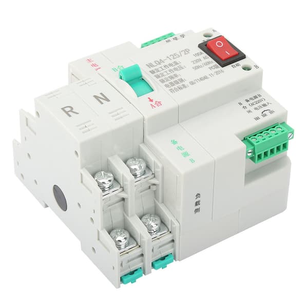 230V AC 63 80 100A Dobbel Strøm Automatisk Overføring Vippebryter